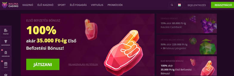 Avis sur Malina Casino en ligne (2026) - Bonus de bienvenue exceptionnel Avis sur Malina Casino en ligne (2026) - Bonus de bienvenue exceptionnel
